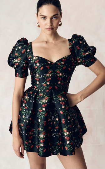 Платье АНТУАНЕТТА с авторским принтом 