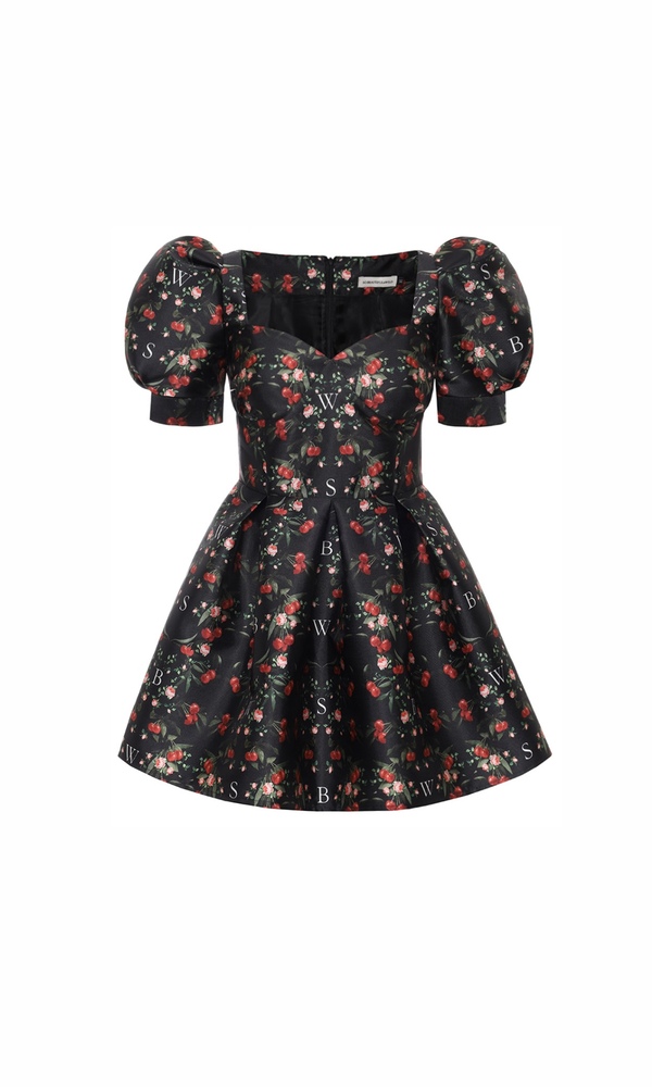 Платье АНТУАНЕТТА с авторским принтом 