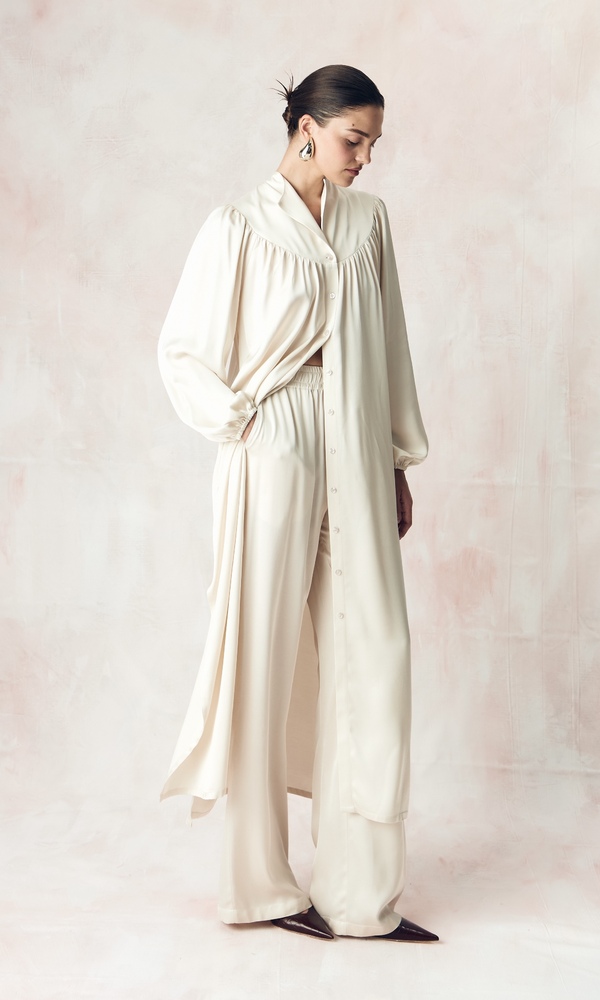 Брюки из сатиновой вискозы-Изображение