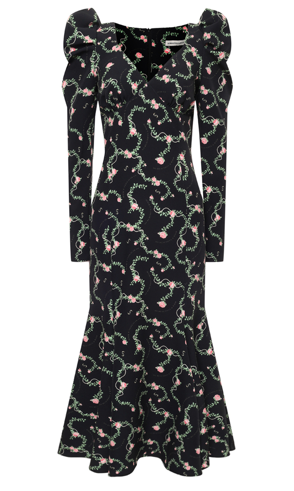 Платье ARIEL c авторским принтом 