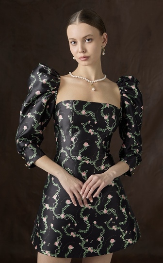 Платье LISI с авторским принтом 