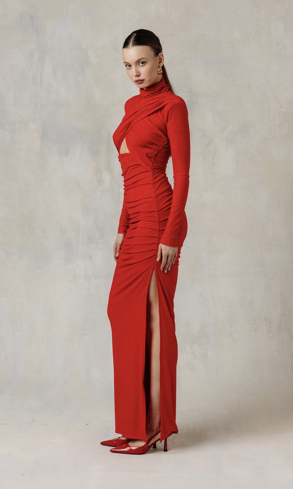 Платье COSMOS GRES в длине макси -Изображение