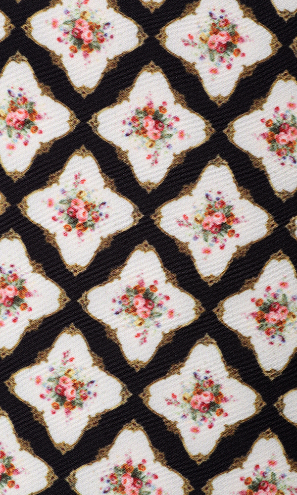 Платье с авторским принтом 