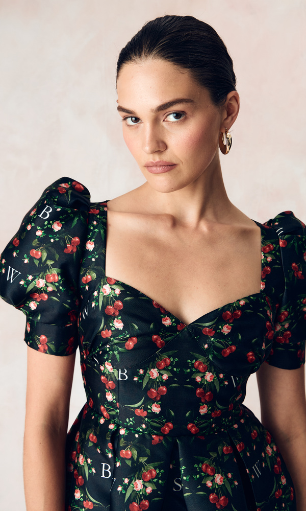 Платье АНТУАНЕТТА с авторским принтом 