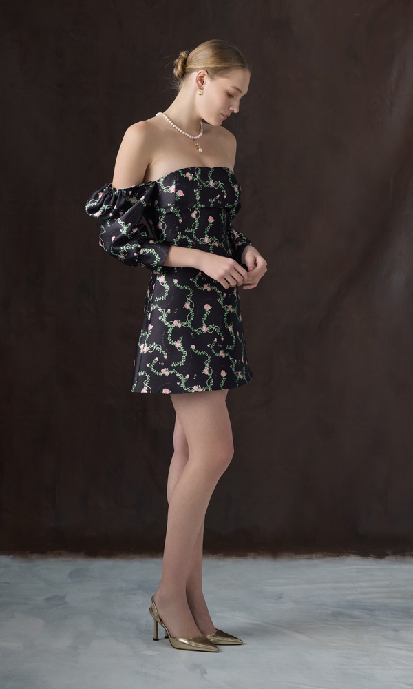 Платье LISI с авторским принтом 