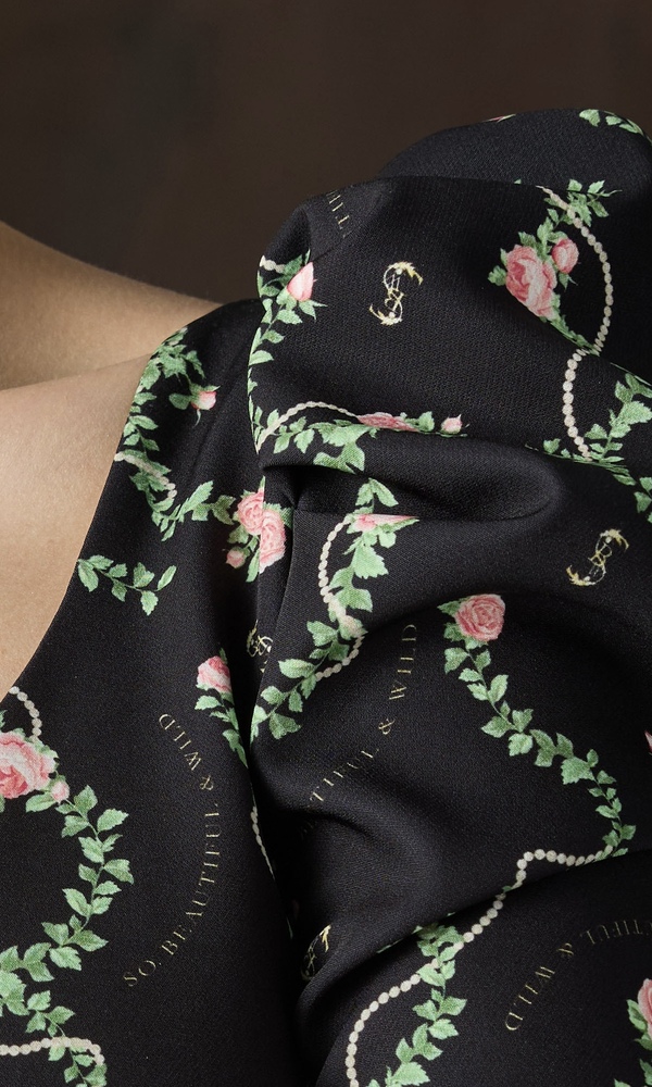 Платье ARIEL c авторским принтом 