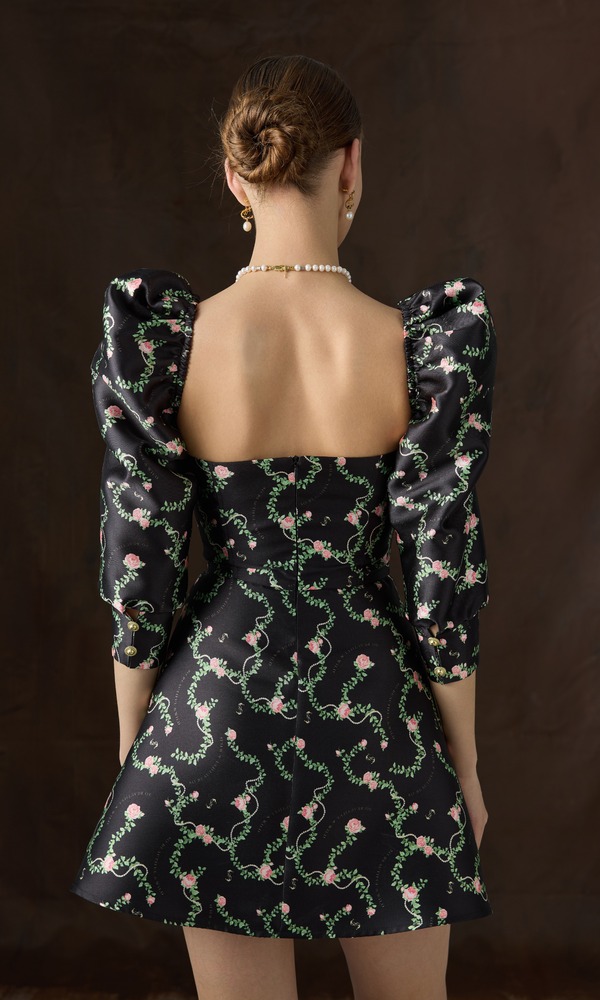 Платье LISI с авторским принтом 