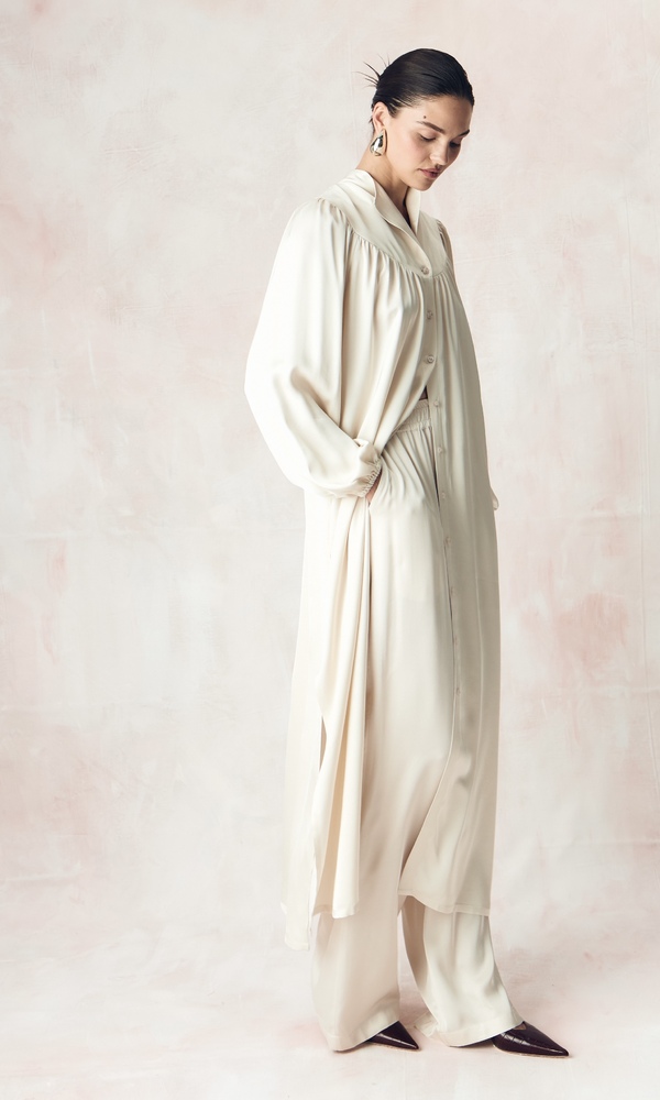 Брюки из сатиновой вискозы-Изображение