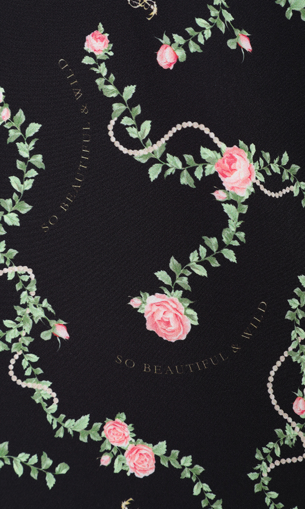 Платье ARIEL c авторским принтом 