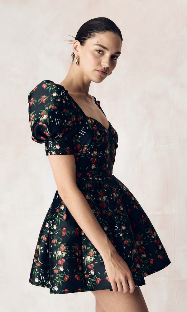 Платье АНТУАНЕТТА с авторским принтом 