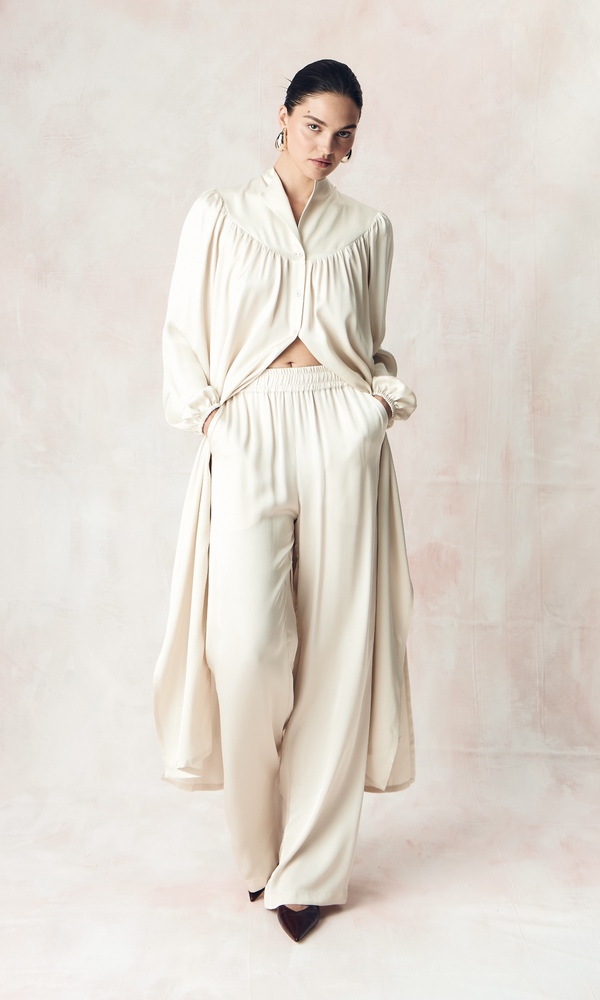 Брюки из сатиновой вискозы-Изображение