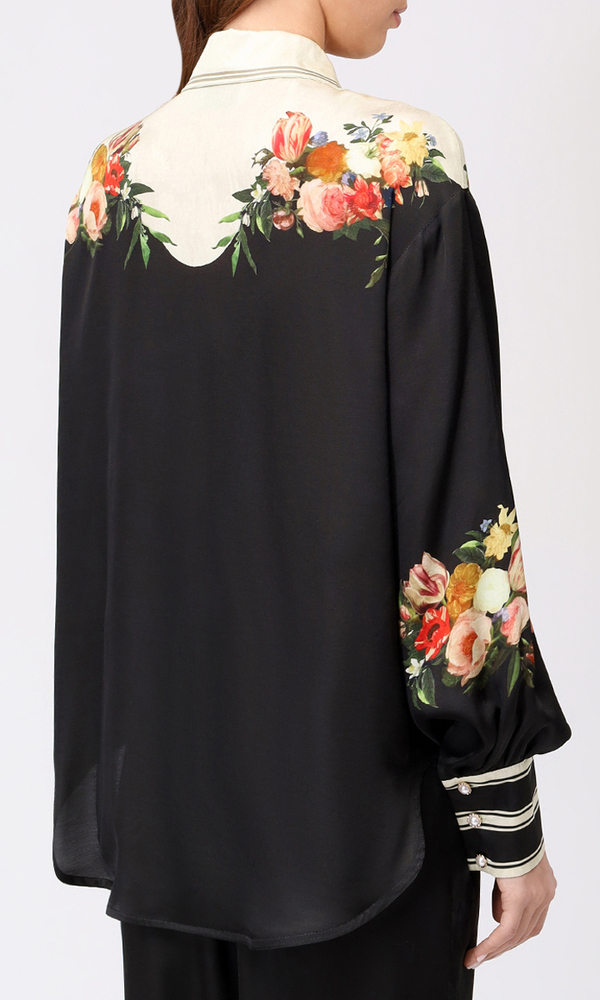 Рубашка с авторским принтом 