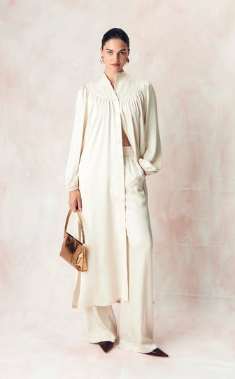 Брюки из сатиновой вискозы