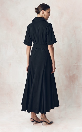 Платье-рубашка годэ из эластичного хлопка поплина