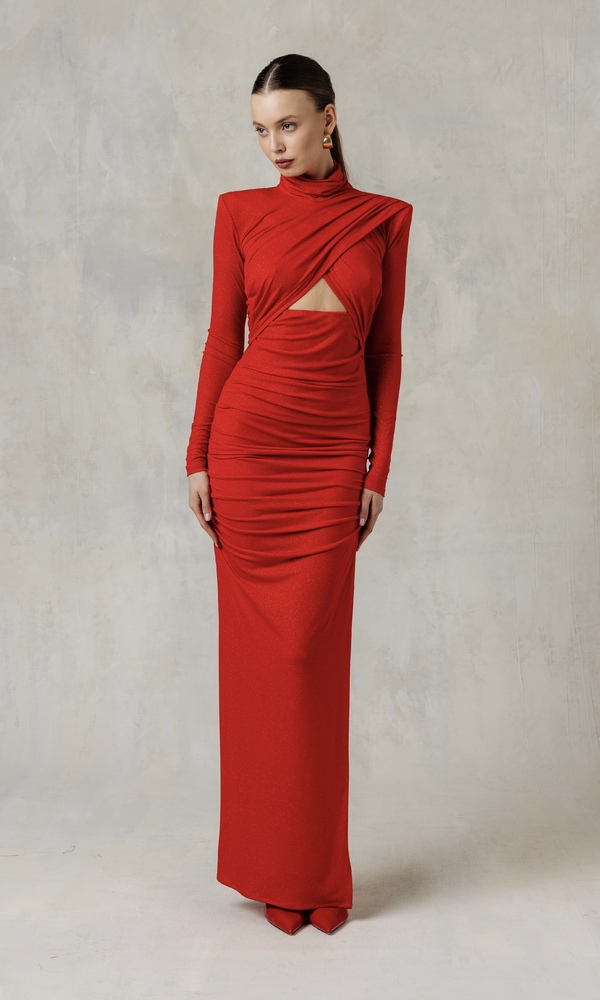 Платье COSMOS GRES в длине макси -Изображение