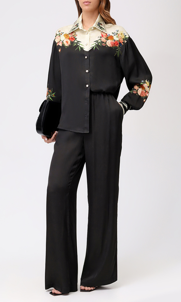 Рубашка с авторским принтом 